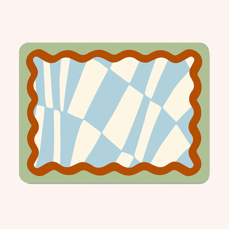 Chessboard Set of 6 Placemats, 21 x 29cm, Multi