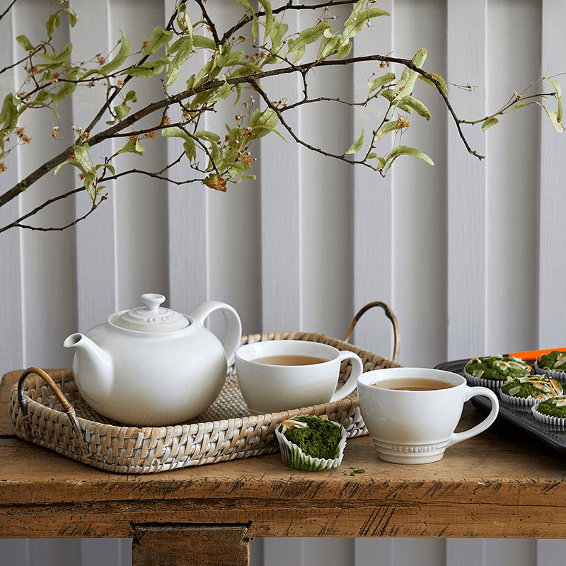 Stoneware Teapot, 1.3 litre, Meringue