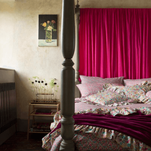 Image showing the Betsy Ann Pair of Pillowcases, Single, Pink product.