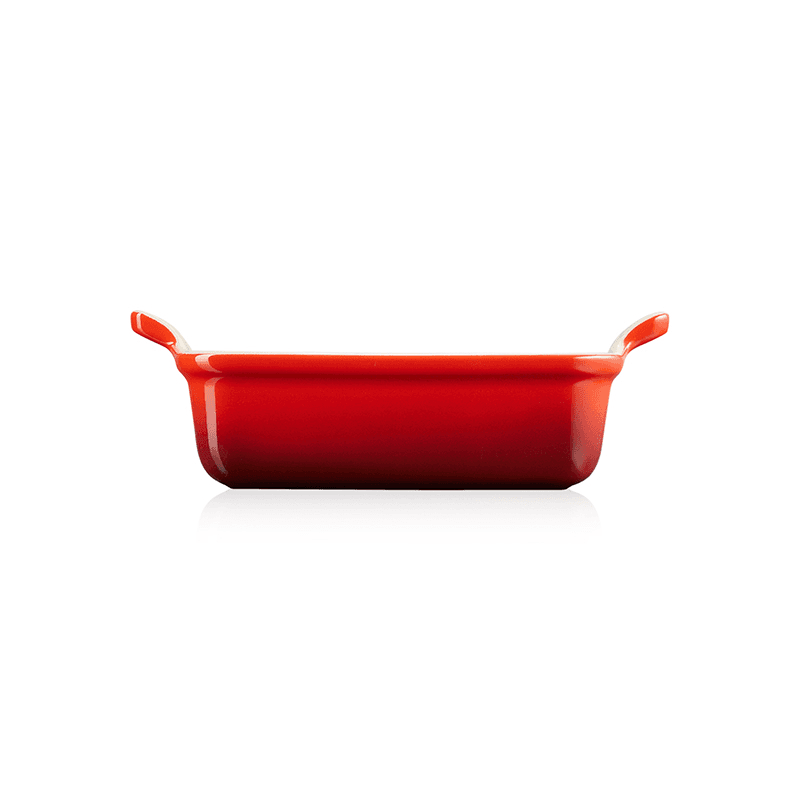 Stoneware Rectangular dish, 19 x 14cm - 1 litre, Cerise