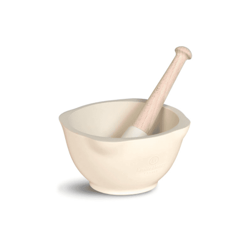 Image showing the Ceramic Pestle & Mortar, Cream product.