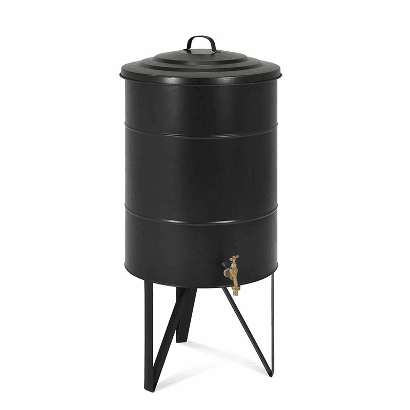 Classic Water Butt, 100L, Carbon