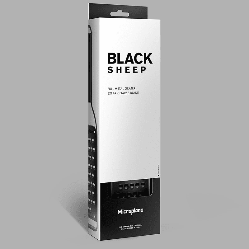 Black Sheep Extra Coarse Grater, Black