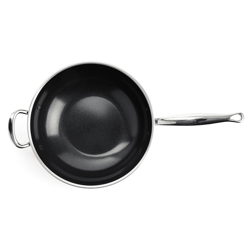 Premiere Non-Stick Wok, 30cm, Stainless Steel