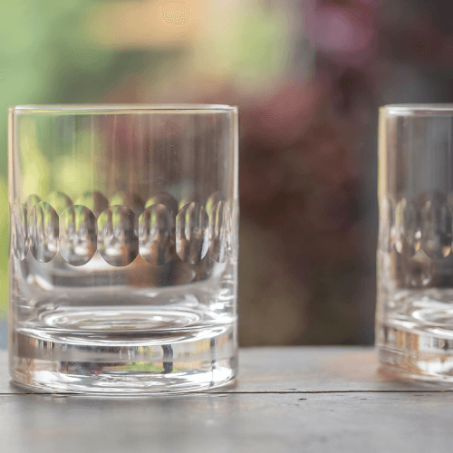 Image showing the Lens Pair of whisky glasses, 300ml, Crystal product.