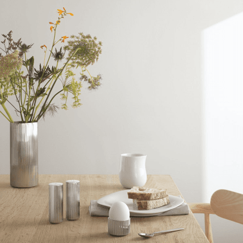Image showing the Bernadotte Salt and pepper shaker, 8.8cm, Stainless Steel product.