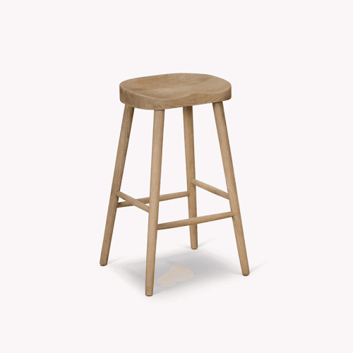 Image showing the Lilley Bar Stool, Lime Wash product.