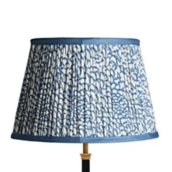 Image showing the Lampshade, Str. Emp, Turkish Blue Fishscale, 35cm product.