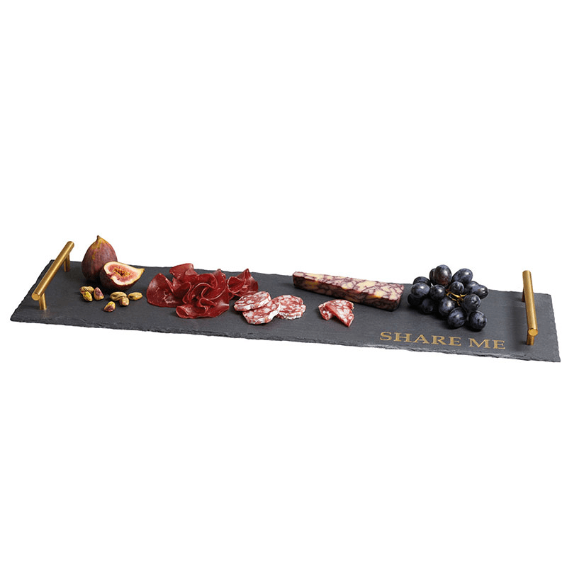 Rectangular platter, W60 x L15 x H3.5cm, Slate