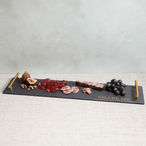 Image showing the Rectangular platter, W60 x L15 x H3.5cm, Slate product.