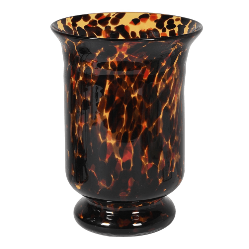 Image showing the Hurricane Vase, H30cm, Tortoiseshell product.