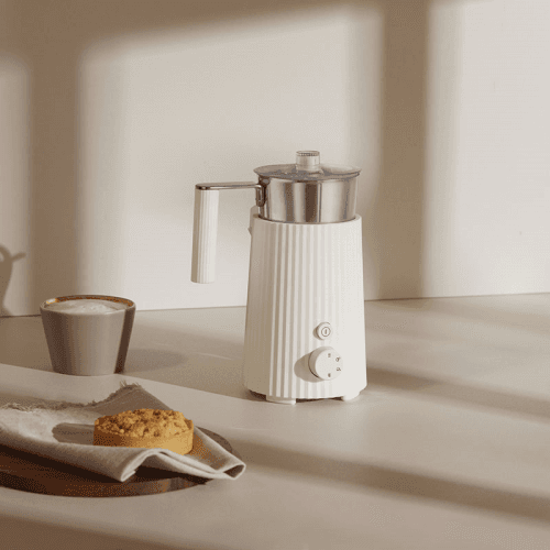 Image showing the Plisse Milk Frother, 35ml, White product.