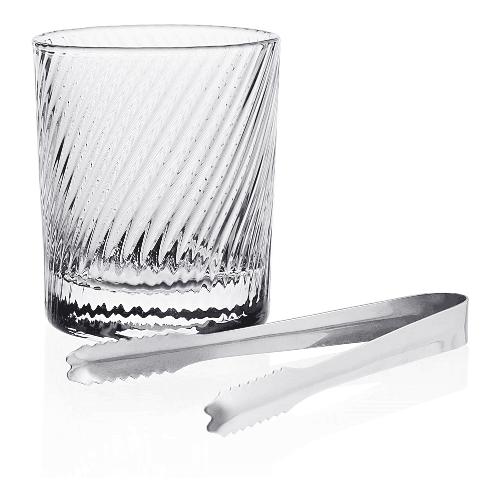 Atlantic Spiral ice bucket, 12.2cm - 450ml, Clear