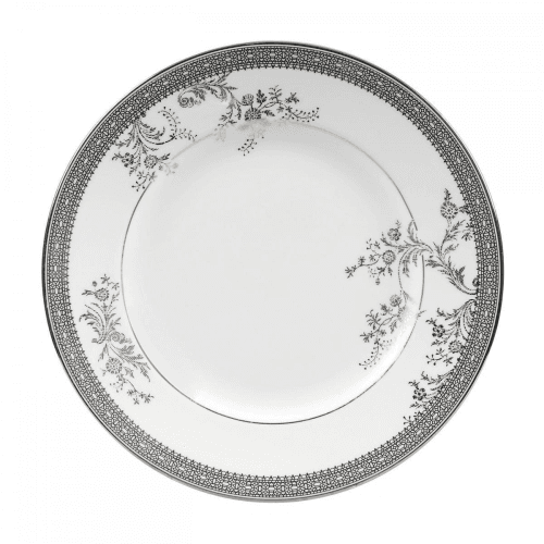 Image showing the Vera Wang - Lace Platinum Dessert plate, 20cm product.