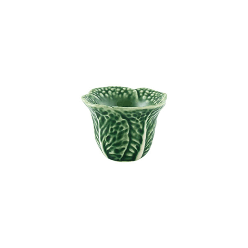 Cabbage Egg Cup, D7cm, Green
