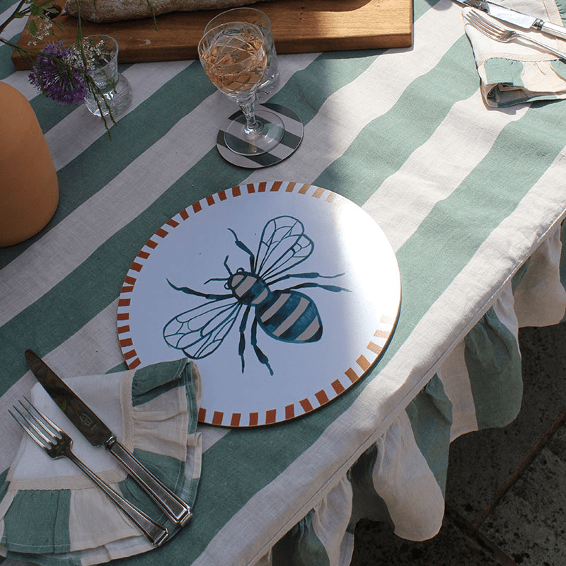 Wasp Placemat, D28cm, Multi