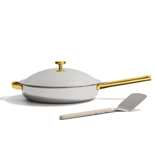Image showing the Titanium Always Pan Pro, Large, Chrome & Gold product.