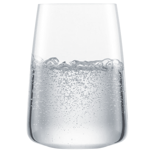Image showing the Simplify Set of 2 Crystal Tumblers, 530ml, Clear product.