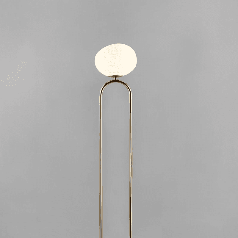 Shapes Floor Lamp, H135cm, Brass