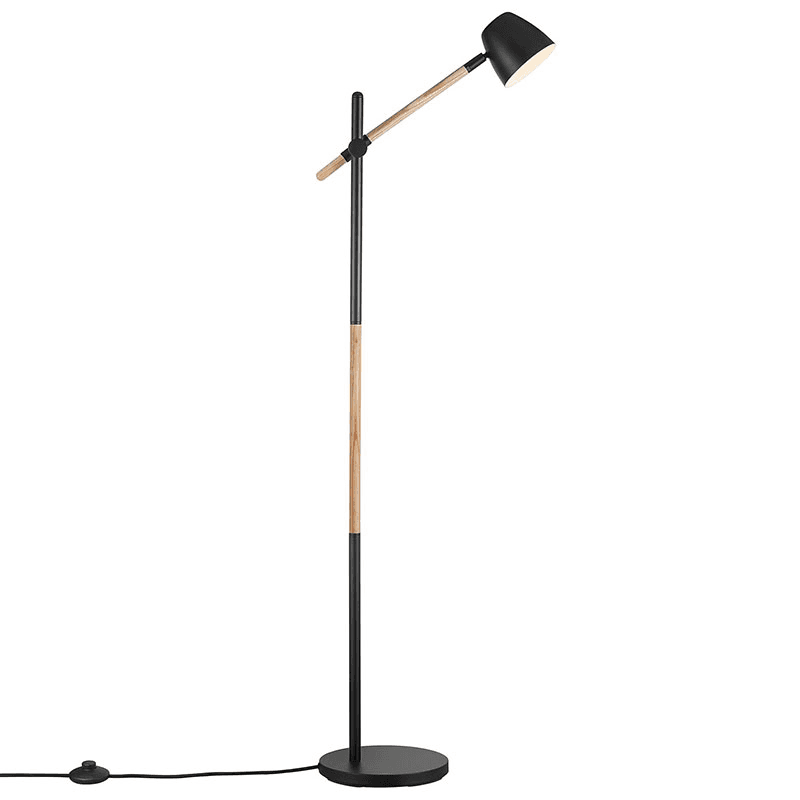 Theo Floor Lamp, H130.5cm, Black