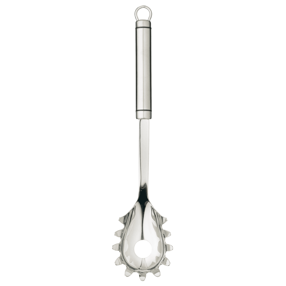 Oval Handled Spaghetti spoon, stainless steel