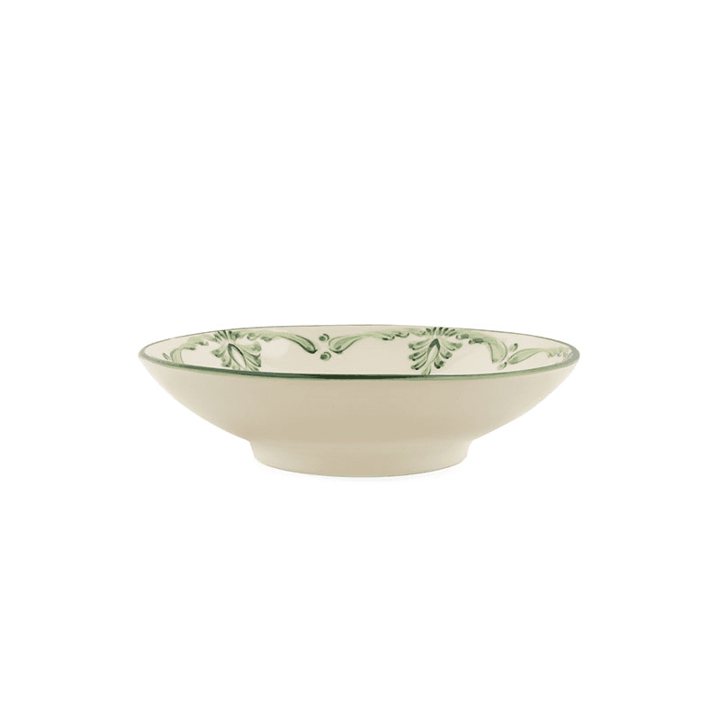 Eleanor Set of 6 Pasta Bowls, 22cm, Forest Green