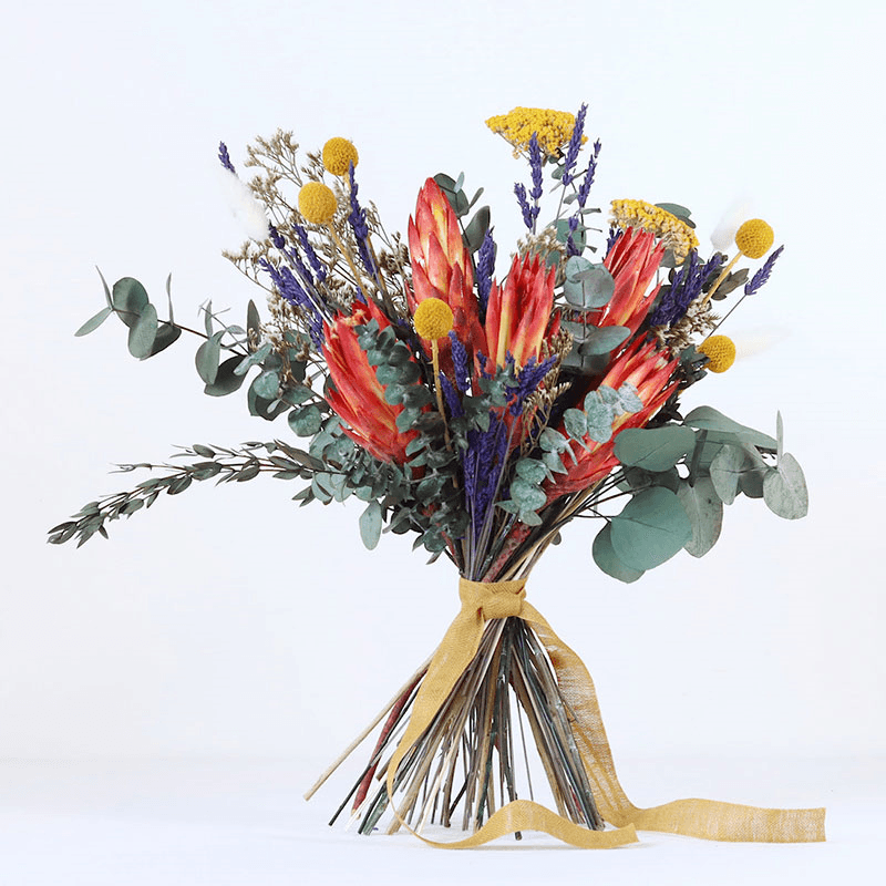 Hand-Tied Large Bouquet, Colour Pop, Verbena