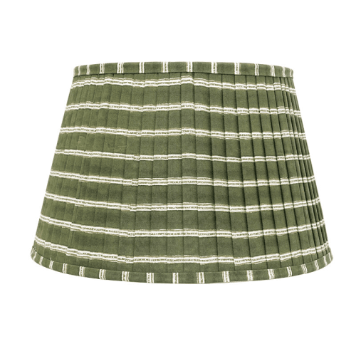 Image showing the Edo Pleated Shade, D30cm, Green product.