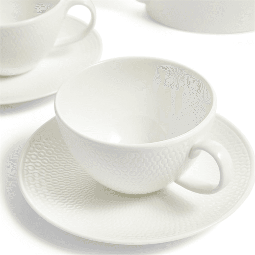 Image showing the Gio 7 Piece Tea Set, White product.