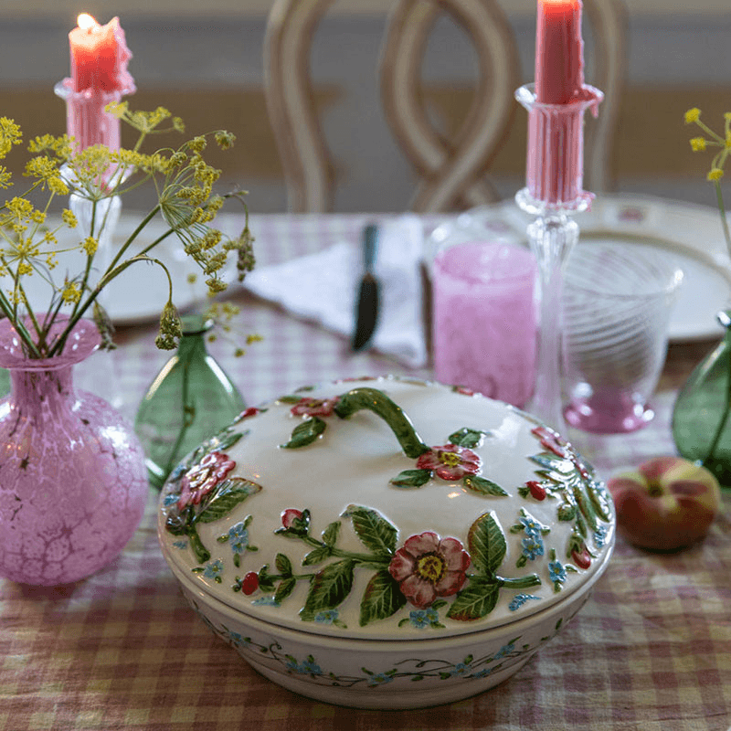 Giardino Lidded Serving Dish, H10 x W24 x D24cm, Multi