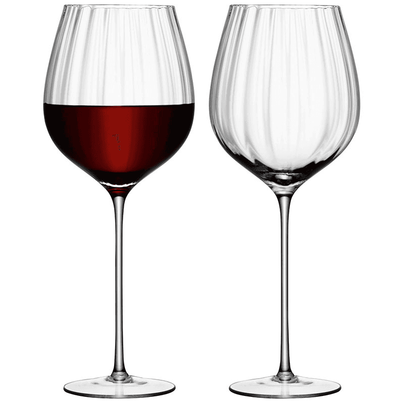 Aurelia Red Wine Glass Set of 2, 660ml, Clear Optic