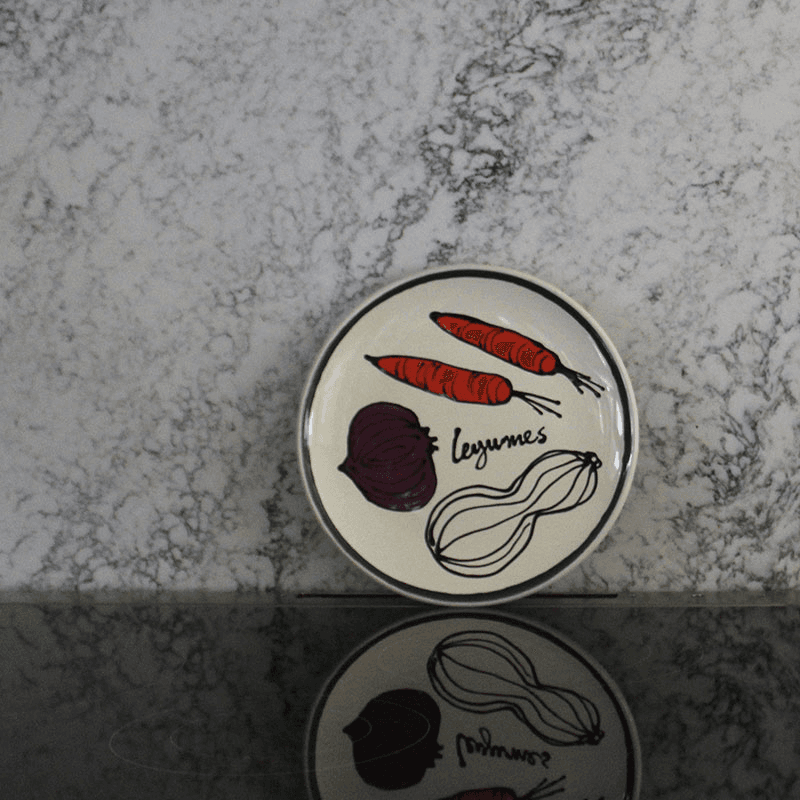 Legumes Plate, D25cm, Multi