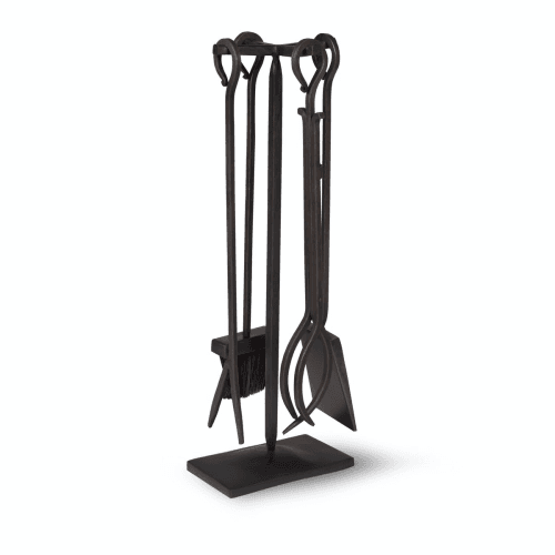 Image showing the Classic Set of 4 Fireside Tools, 71 x 24 x 21cm, Antique Bronze product.