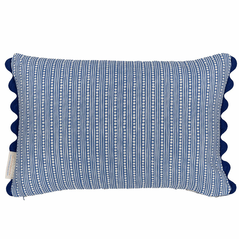 Ginny Cushion, 35 x 50cm, Blue