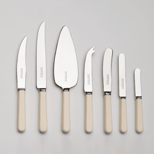 Image showing the Cheese Knife, Rounded Handle, Cream product.