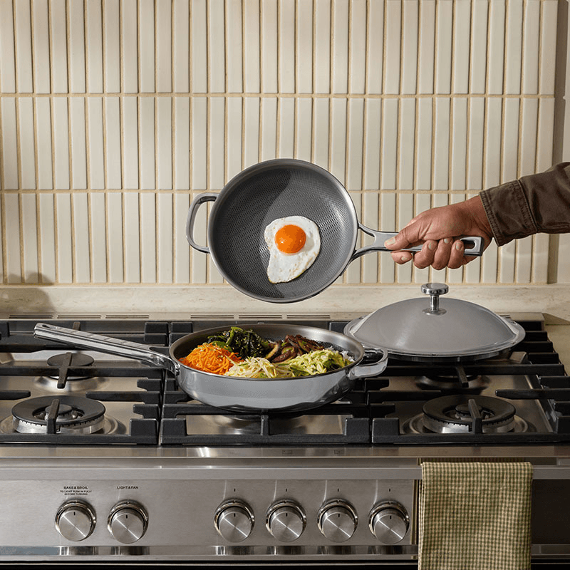 Titanium Pro Cookware Set, Chrome