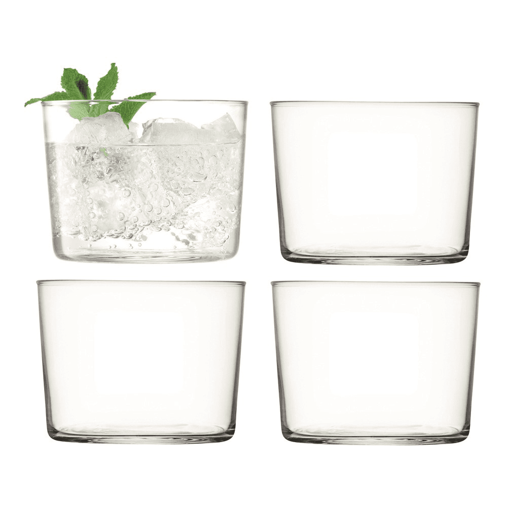 Gio Set of 4 tumblers, 220ml, clear