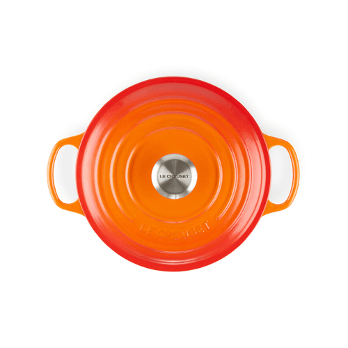 Image showing the Signature Cast Iron Round casserole, 30cm - 8.1 litre, Volcanic product.