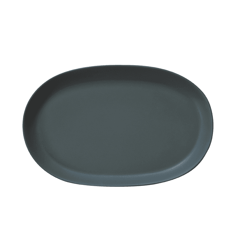 Jardin de Maguelone Oval Dish, W25.5 x L39.5cm, Kale