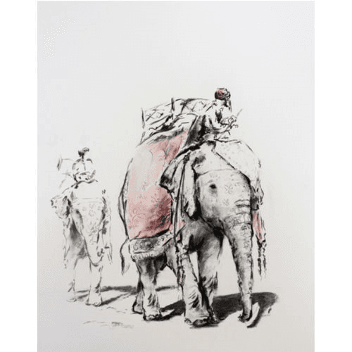 Image showing the Decorative Ride Framed Print product.