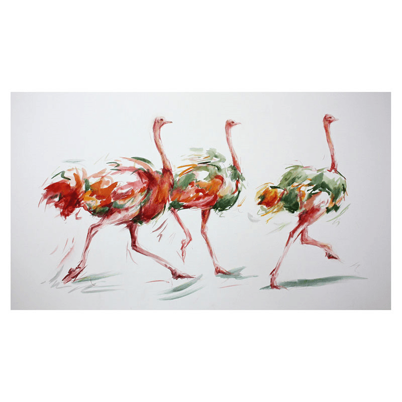 Dancing Trio Framed Print