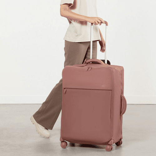 Image showing the Plume Suitcase, H70 x L46 x W31cm, Rosewood product.