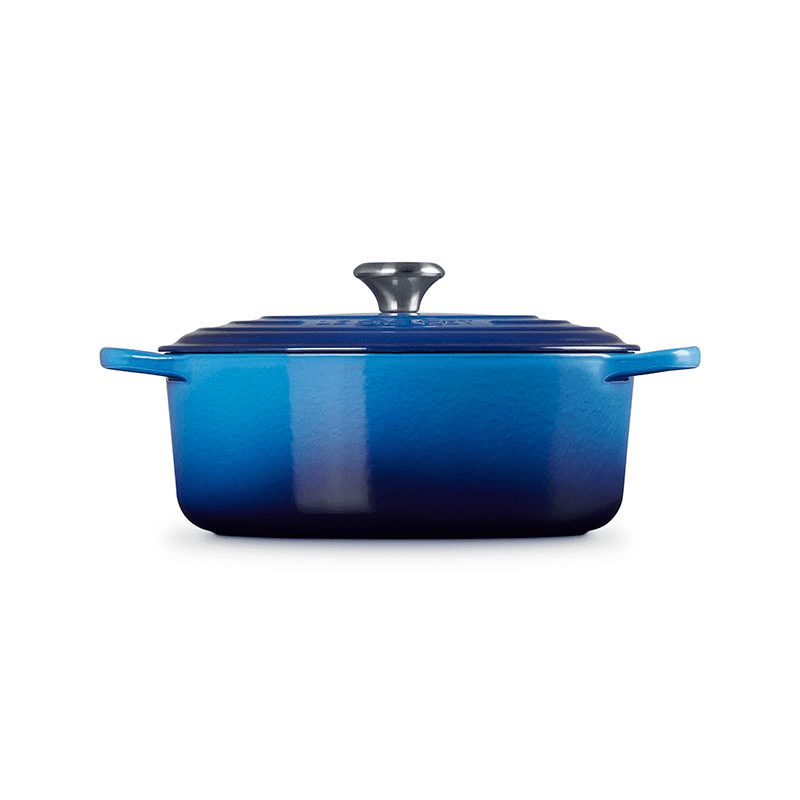 Signature Cast Iron Oval Casserole, 29cm, Azure