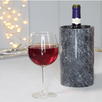Image showing the Marbletree Dark Marble Wine Cooler, 23x12cm product.