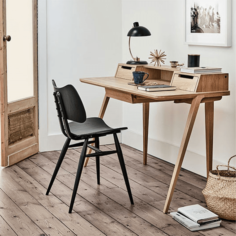 Treviso Desk L.Ercolani by Ercol, H66 x W122 x D59cm, Natural