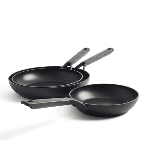 Image showing the Classic Forged - Ceramic Non-Stick Frying Pan Set, 20cm, 24cm & 28cm, Black product.