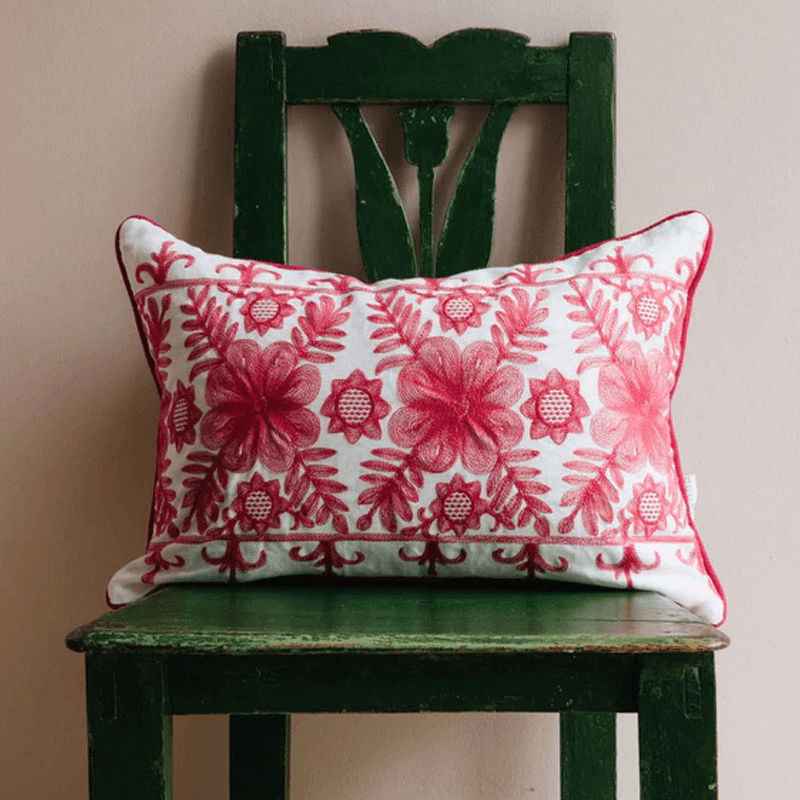 Angelica Cushion, 35 x 50cm, Coral