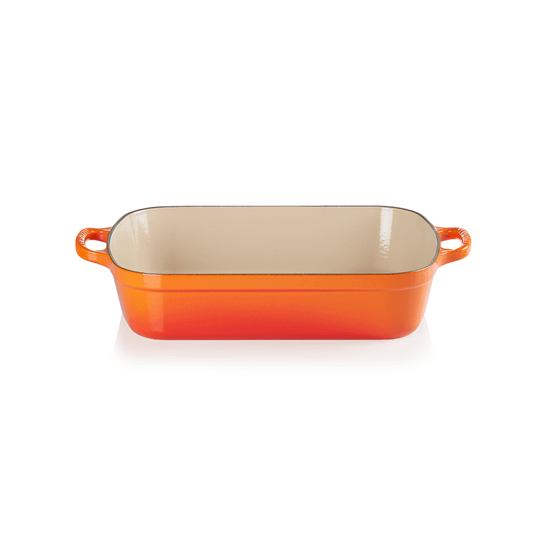 Signature Cast Iron Rectangular roaster, 37cm - 6.6 litre, Volcanic