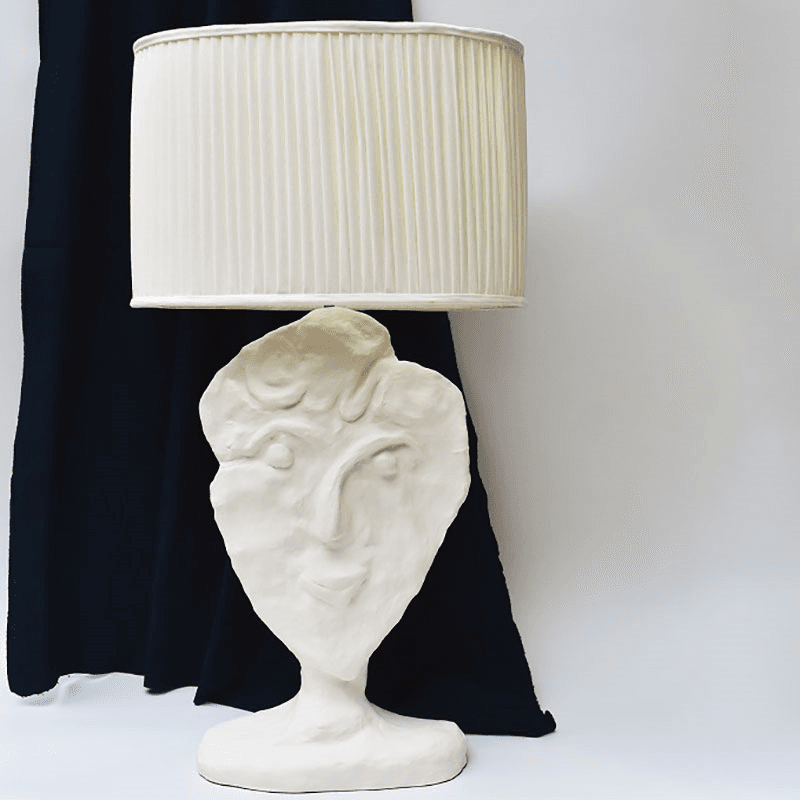 Rudi Abstract Sculptural Bust, H56cm, White