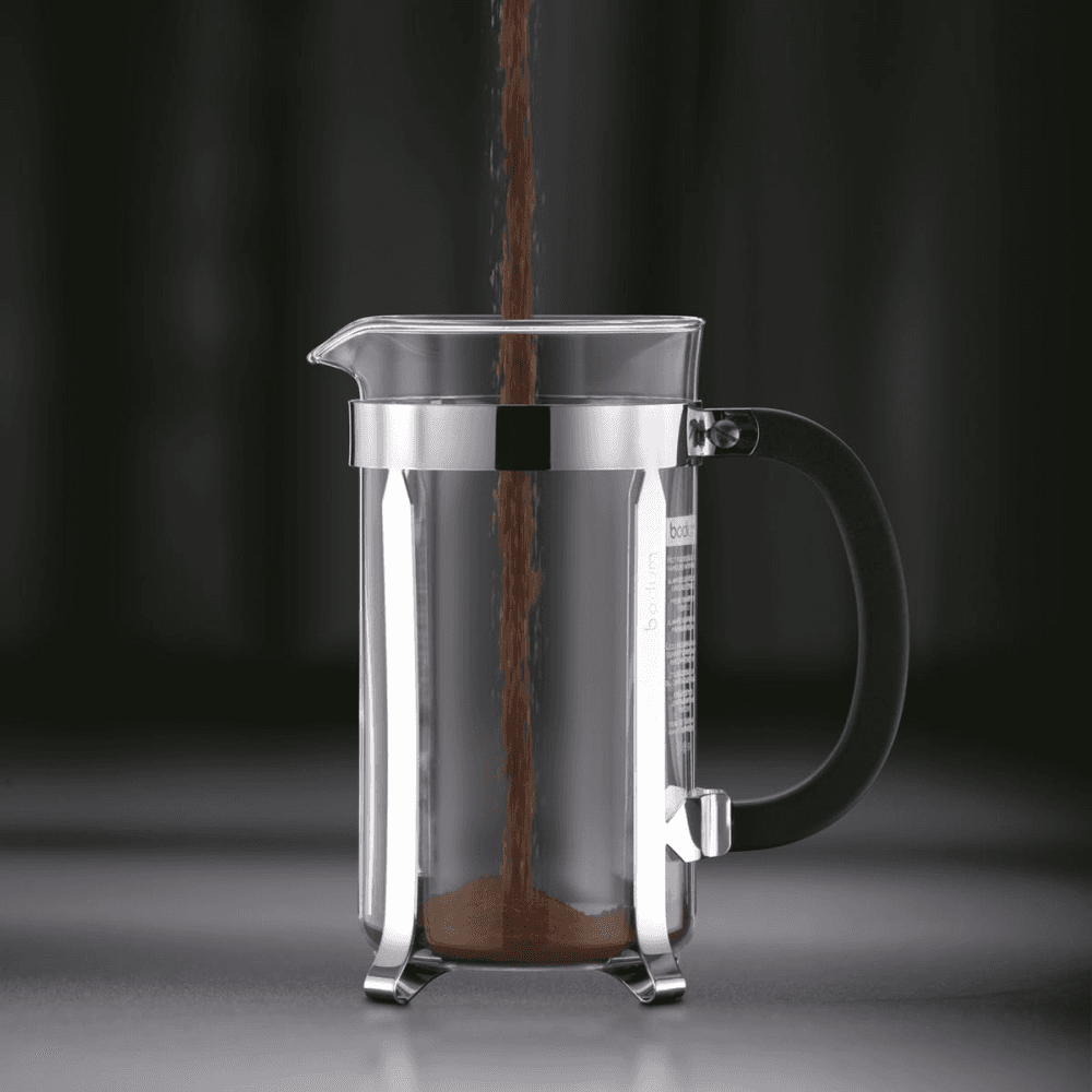 Caffettiera 8 cup coffee maker, 1 litre, Black
